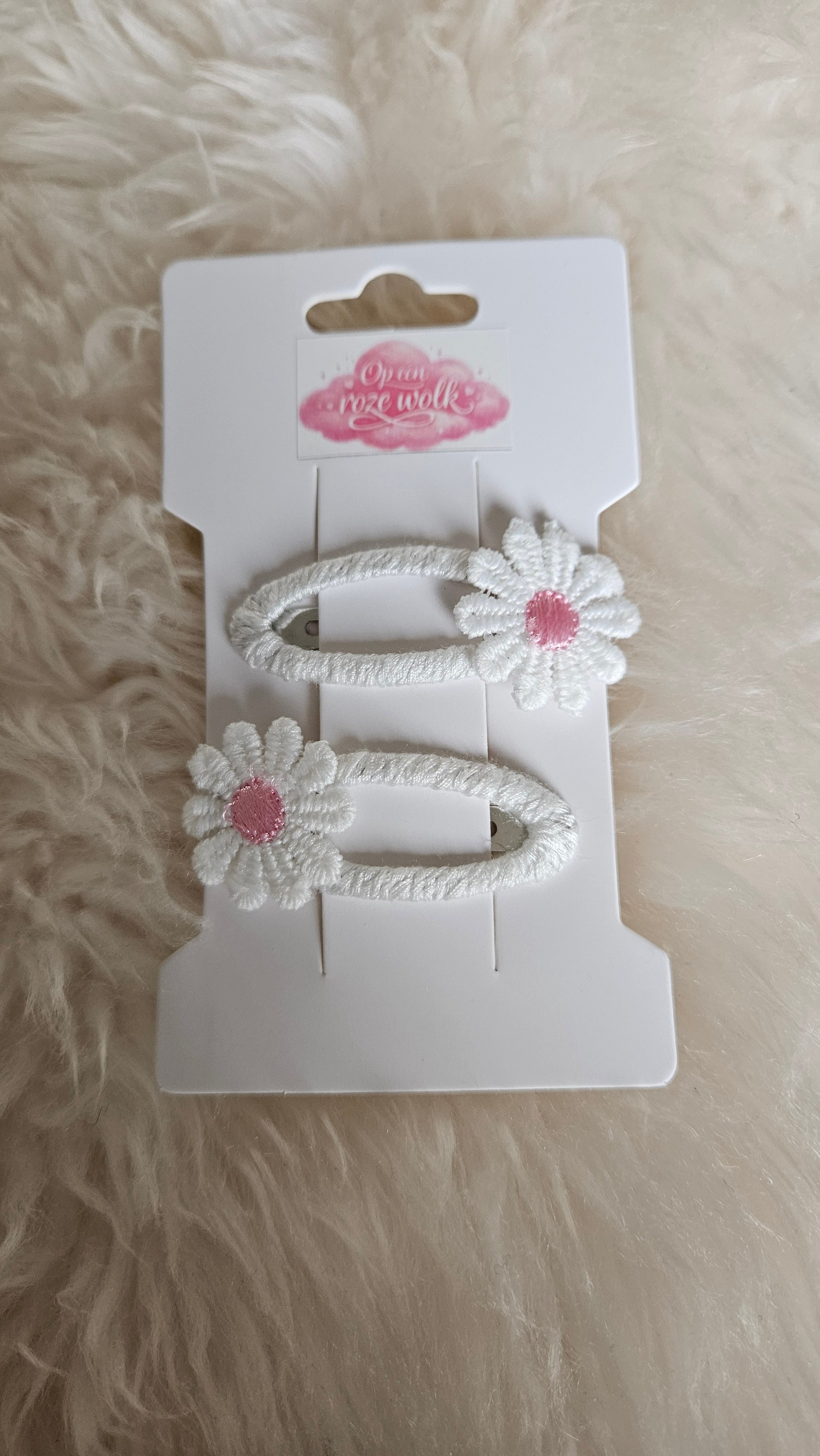 Haarclip madelief