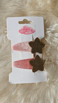 Haarclip velvet ster