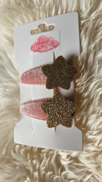 Haarclip velvet ster