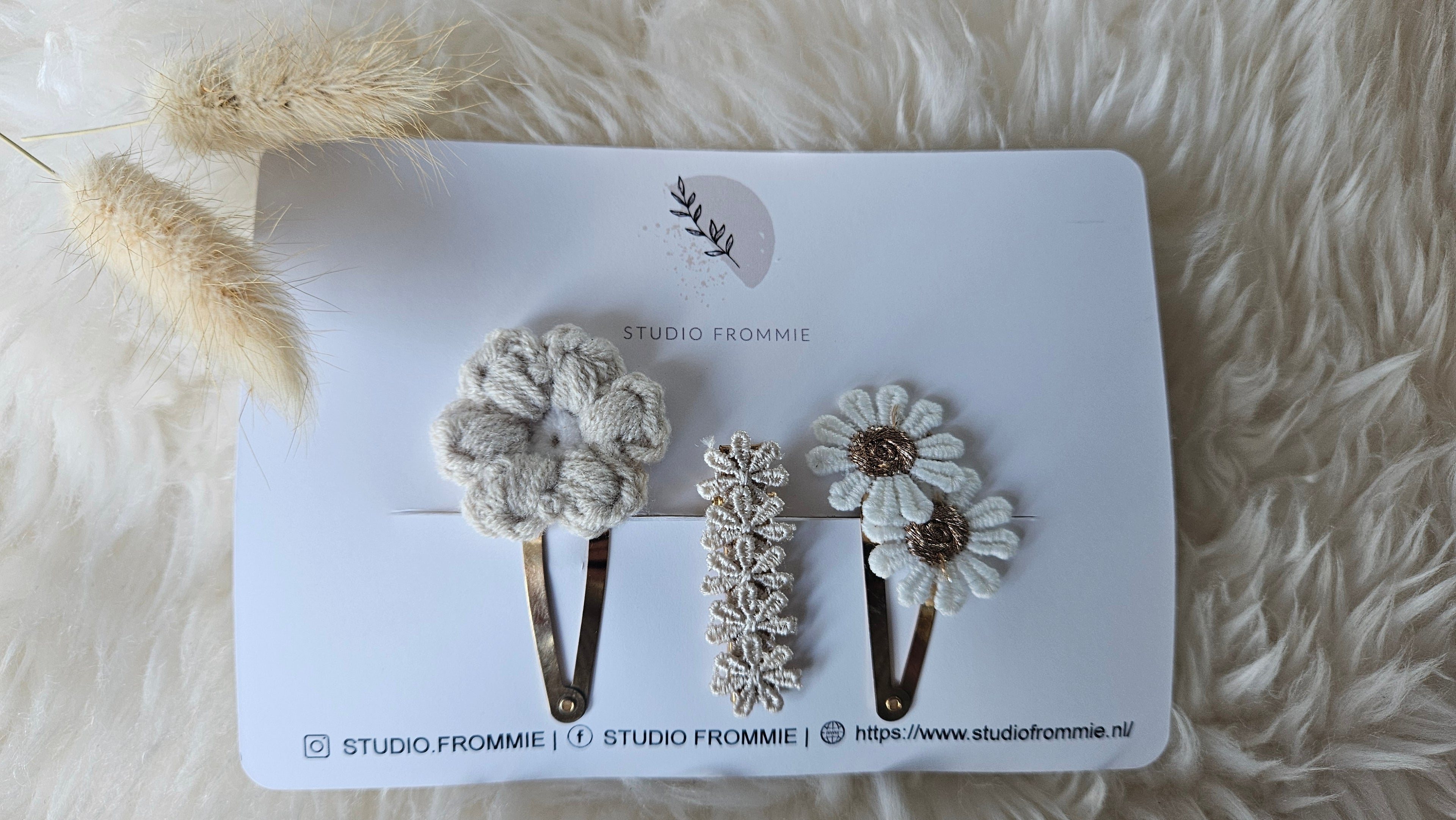 Haarclips flowers
