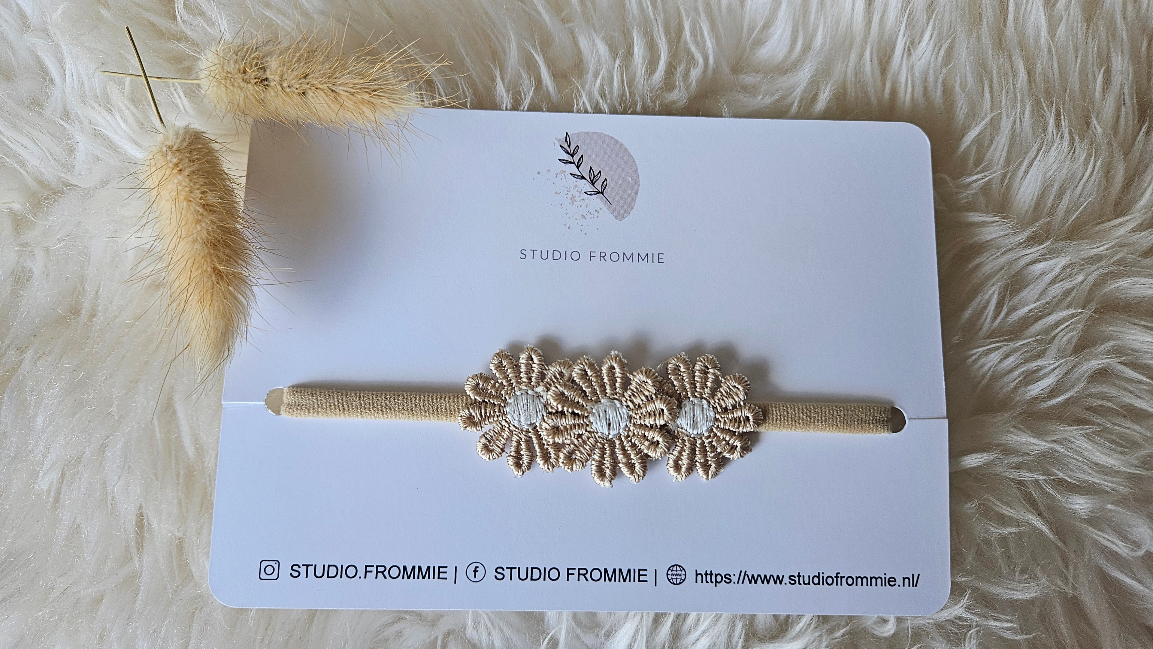 Haarbandje Liva taupe
